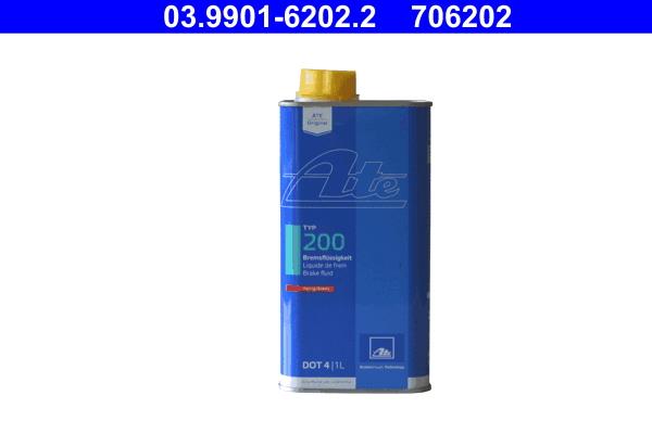 Υγρό Φρένων DOT4 TYP200, Συσκευασία 1,00 lt
