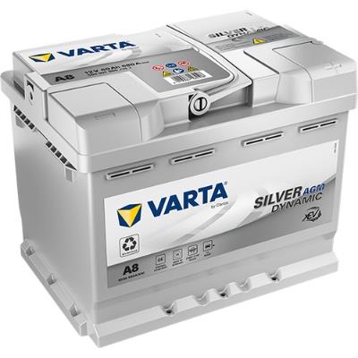 VARTA Μπαταρία 12V  60Ah 680A, Δ+, D52, AGM, Start-Stop