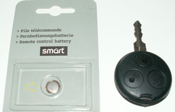 MERCEDES-BENZ Μπαταρία για Τηλεκοντρόλ Κλειδιού για SMART, Μικρή
