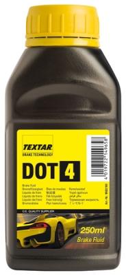 TEXTAR Υγρό Φρένων DOT4, Συσκευασία 0,25 lt