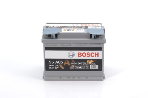 BOSCH Μπαταρία 12V  60Ah 680A, Δ+, S5, AGM, Start-Stop
