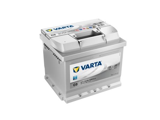 VARTA Μπαταρία 12V  52Ah 520A, Δ+, C6, Silver Dynamic