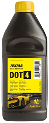 TEXTAR Υγρό Φρένων DOT4, Συσκευασία 1,00 lt